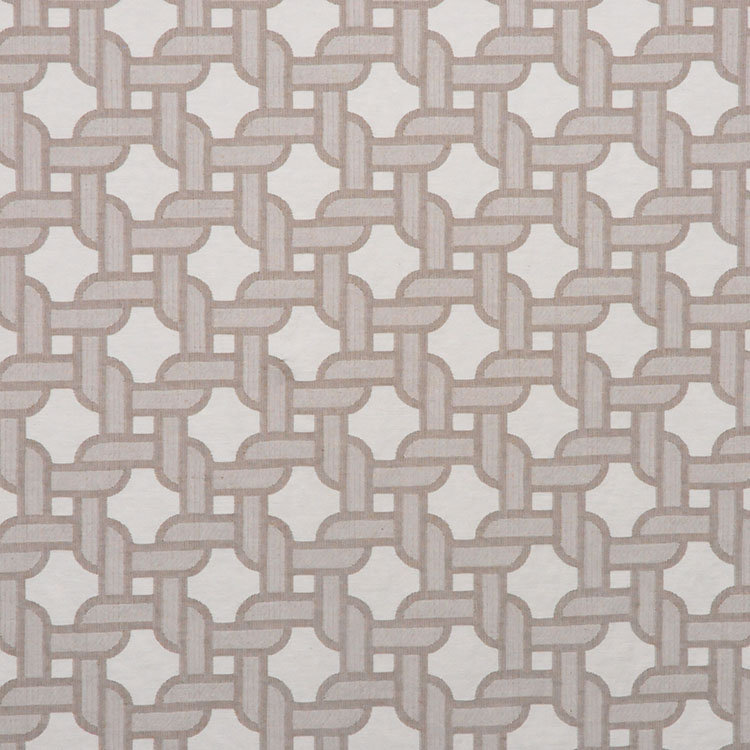 Allure Quatrefoil Fabric, Cocoa