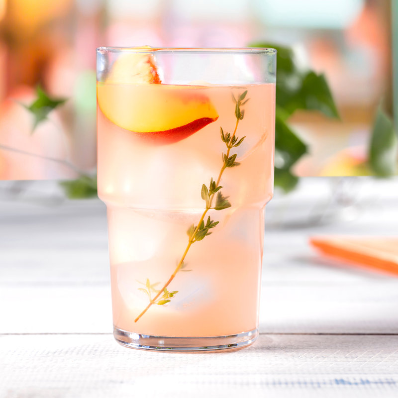 Ensemble de 6 verres en verre trempé 440 ml - Sans plomb moderne pour cocktails, whisky Hill