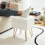 Tabouret de coiffeuse moderne en velours-620481275