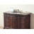 Brockington 48'' Single Bathroom Vanity with Granite Top