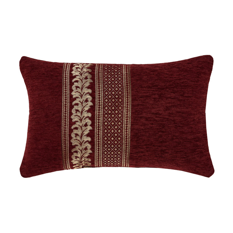 Coussin décoratif Laurenza Boudoir, Rouge