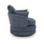 Upholstered Swivel Barrel Chair-1716214139