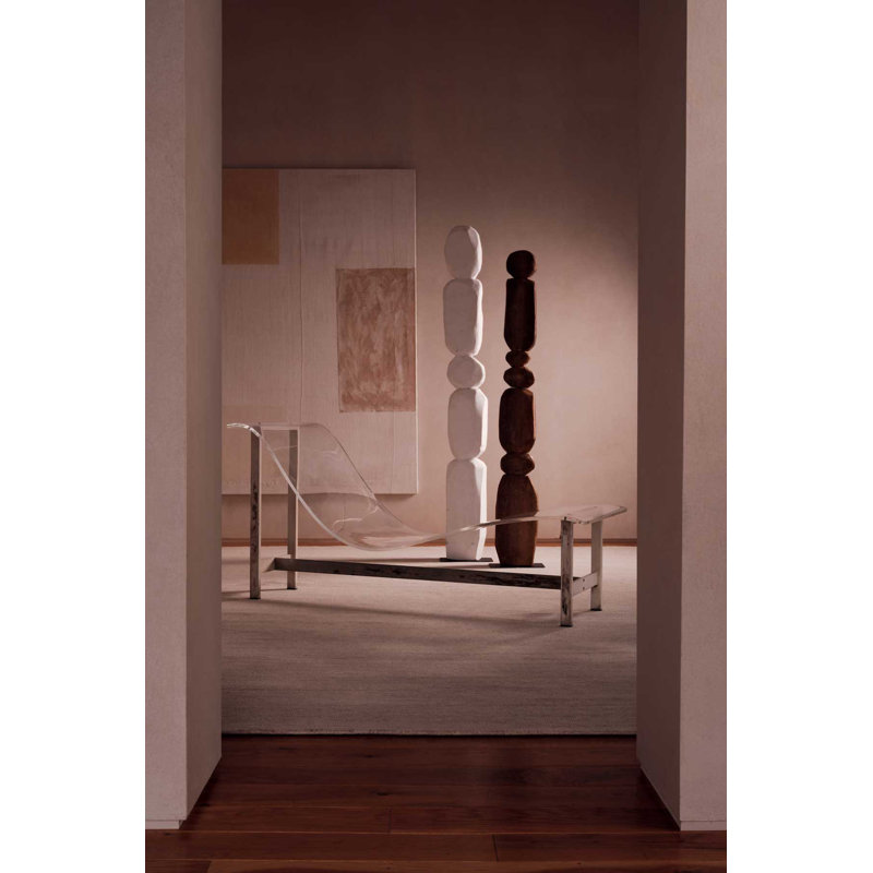 The Rug Company Caliche Area Rug, Sandstone, Rectangle 10' x 14'