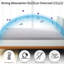 2 pouces - très grand matelas avec mousse à mémoire de forme pour le soulagement et la circulation de l'air, idéal matelas rafraîchissant et confortable