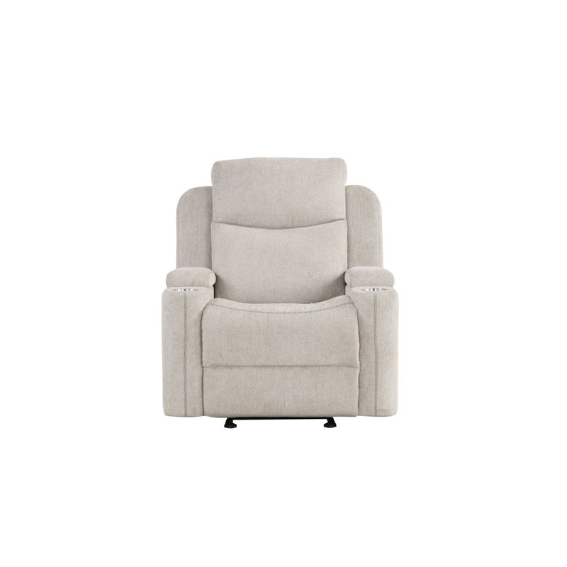 Fauteuil inclinable et oscillant Galya Chenille