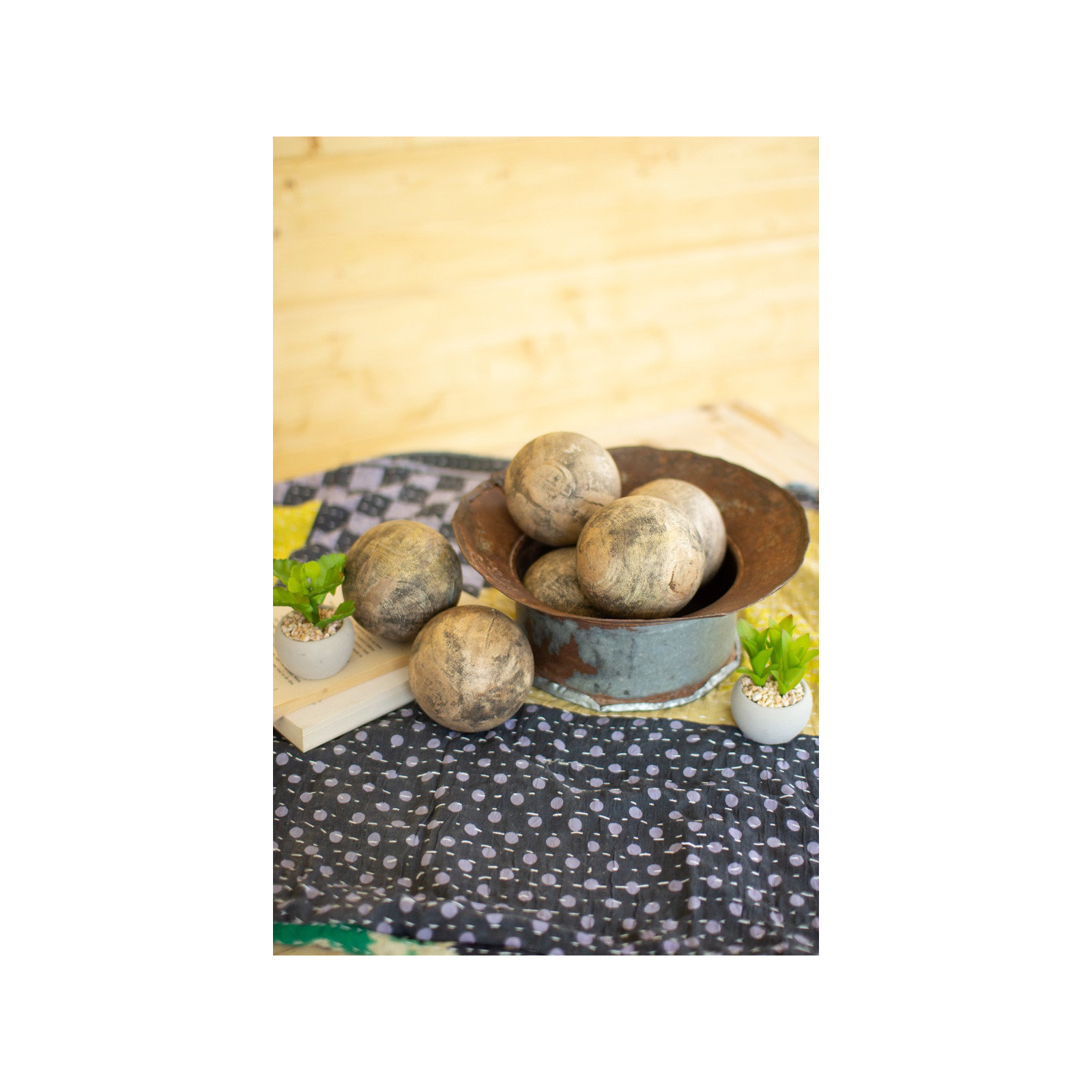 Rafe Mango Wood Spheres
