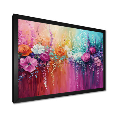 Lavande, danse chromatique des fleurs II - impression sur toile encadrée florale