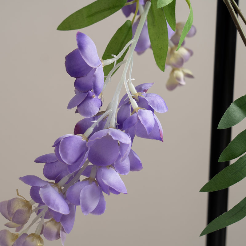 190cm Faux Wisteria Garland Lilac Pack