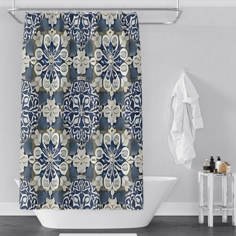 Rideau de douche Crae, H 72 po x l 70 po