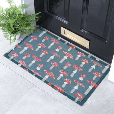 Pranet Non-Slip Floral Doormat