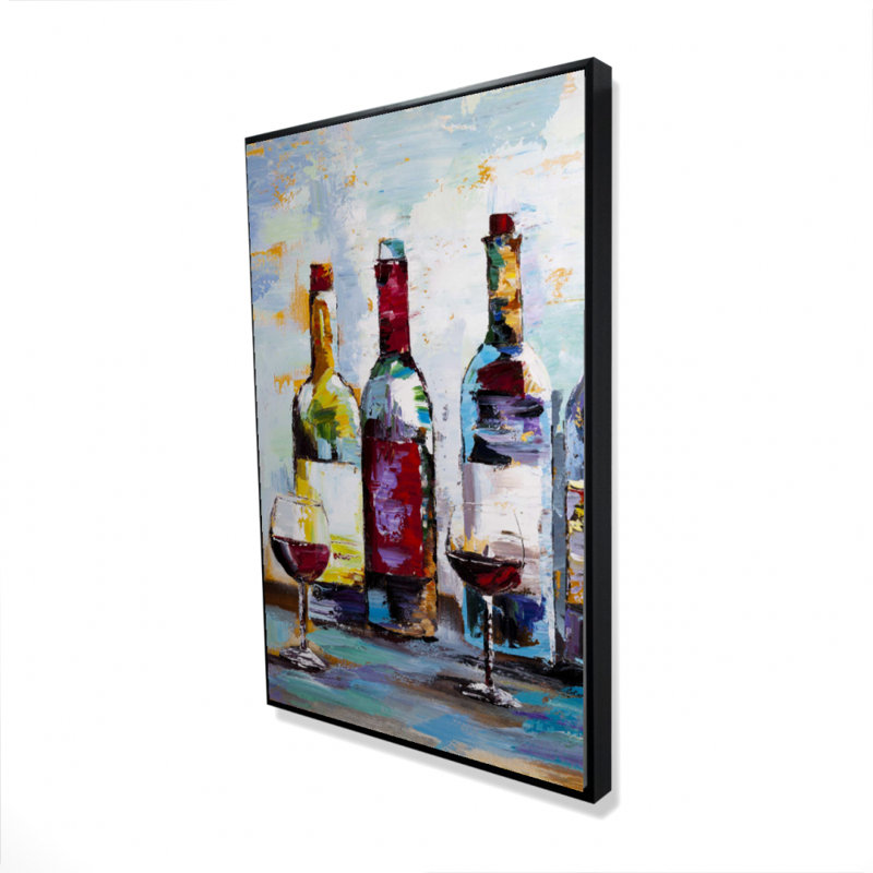 "Dégustation de vin" sur toile