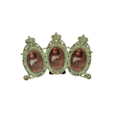 Kaelyn Green Metal Embossed Picture Frame