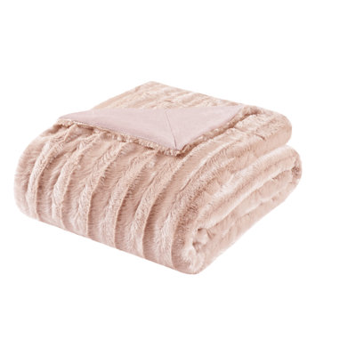 Jeté toutes saisons 50 x 60 po Duke Blush