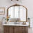 Vintage Decorative Wall Mirror Metal Arch Mirror-279348250
