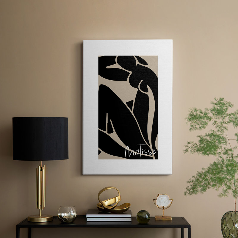 Matisse Ccciii, reproduction d'art encadrée Cavas, H 27 po x l 18 po