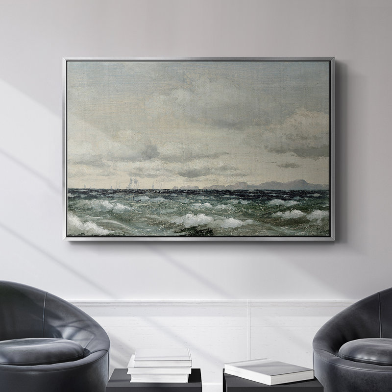 «Vintage Landscape - DCCXCVII» sur, H 25 po x l 37 po x P 2 po, Toile naturelle avec cadre flottant