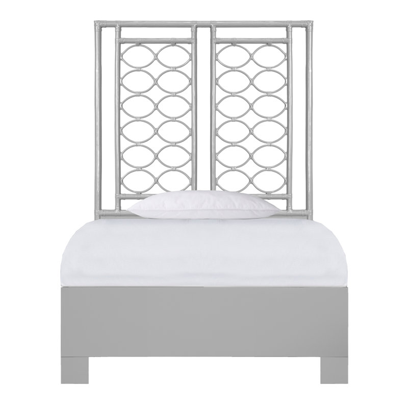 Lit standard à profil bas Infinity, Simple TG, Light Grey