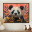 Un panda abstrait dans l'Amazone I - Panda animal, art mural dans le salon-1563714548-1400571522
