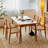 Modern Cherry Wood Color Rectangular Solid Wood Dining Table-1664630742-1664630743