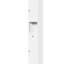 71" Tall 5 Narrow Metal Storage Cabinet With 2 Doors And Adjustable Shelves For Bathroom, Kitchen, Laundry, Pantry, High White Bathroom Space Saving In Versatile