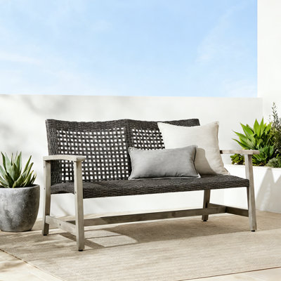 Bedingfield Wide Outdoor Loveseat