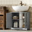 Armoire de rangement à piédestal moderne avec tablette réglable-1232537086