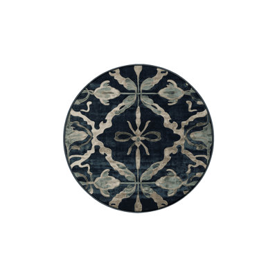 Machine Washable Gray Area Rug