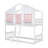 Solid Pine  Wood Twin-Over-Twin Bunk Bed With House-Shaped Frame Guardrails, Space-Saving Loft Bed, Shared Bedroom Furniture-669037995