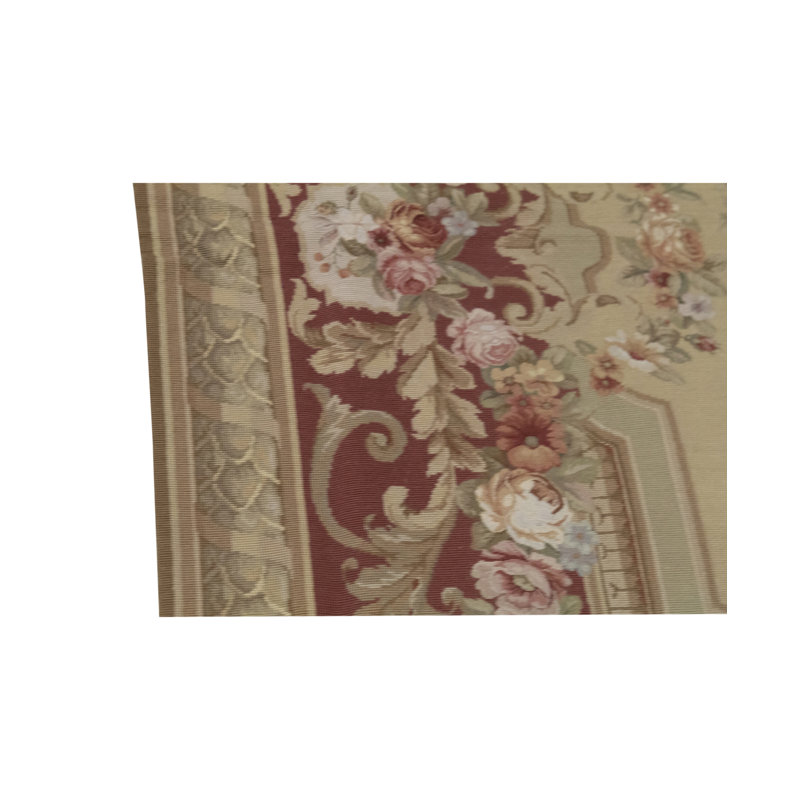 Petitepoint Hand Woven Wool Oriental Area Rug