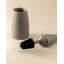 Cosmic Durable Plastic Made with Black Finish Free-Standing Toilet Brush and Holder
