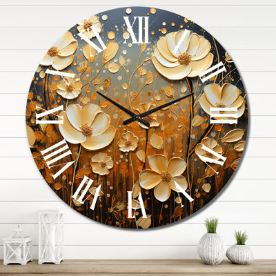 Horloge murale Wildflowers