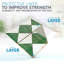 6" x 6" Rhombus Rustic Vinyl Peel and Stick Mosaic Tile-116097920