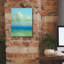 «Turquoise Ocean» par Vahe Yeremyan, art mural sur toile, 20 po x 24 po-1573773599