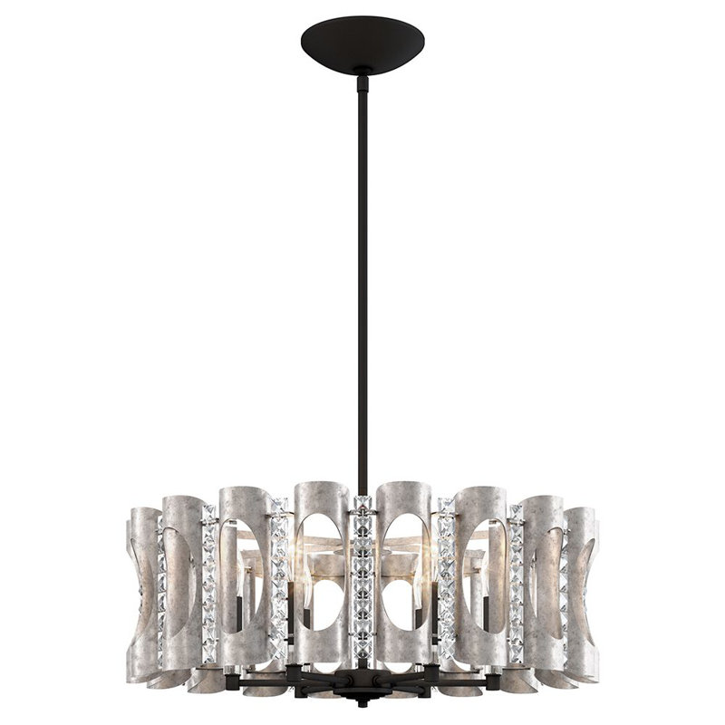 Twilight 6 - Light Pendant, Antique Silver