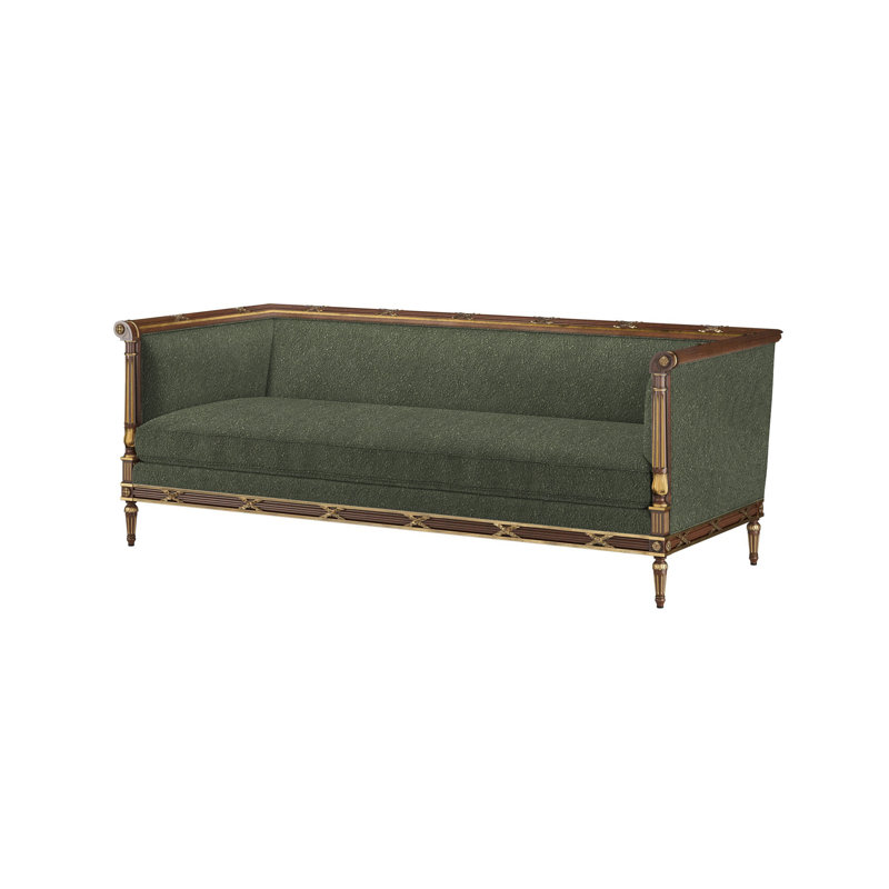 Regent's Visit Upholstered 90'' Sofa, Rise Fern (Performance fabric) 1357-34