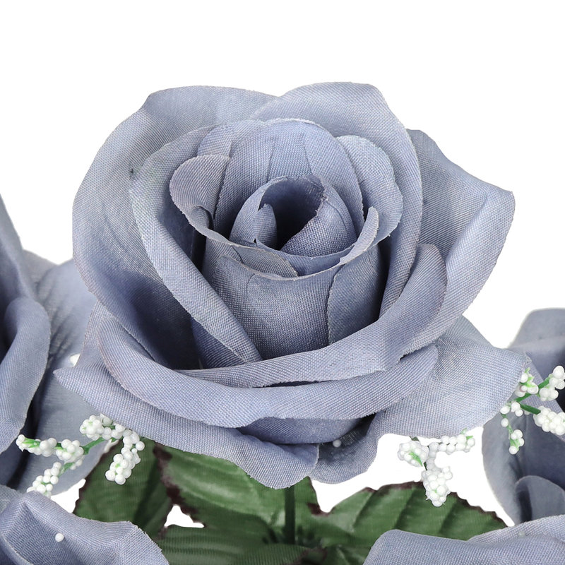 Rosier artificiel ouvert, Gris bleu