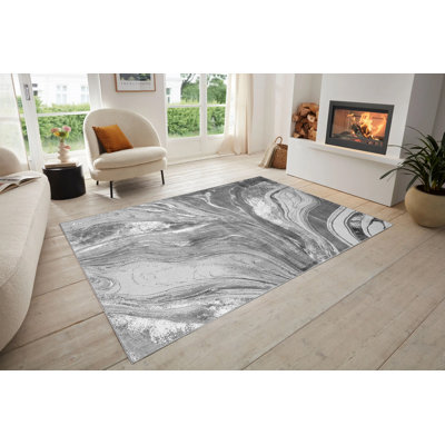 Charona Rectangle Abstract Flatweave Berber Indoor / Outdoor Area Rug