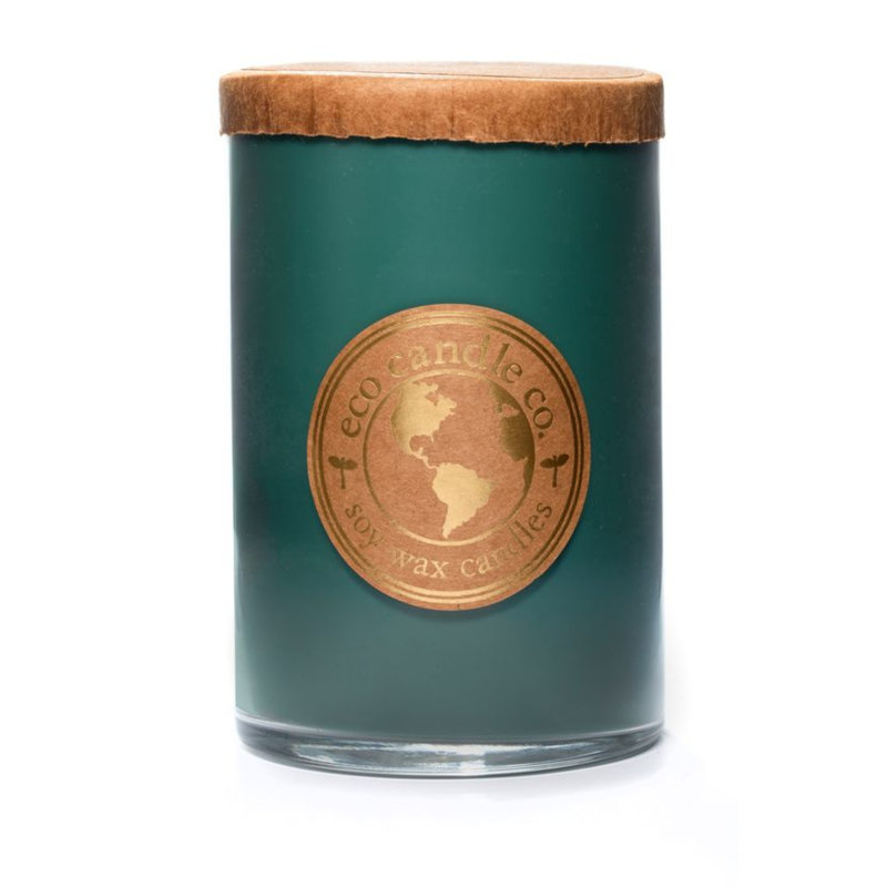 Bougie parfumée avec pot en verre Botanica, L 5,5 po x l 4,5 po