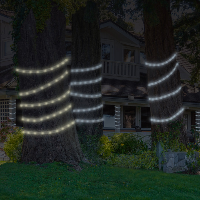 100 - Bulb 480'' Solar Powered LED Rope String Light