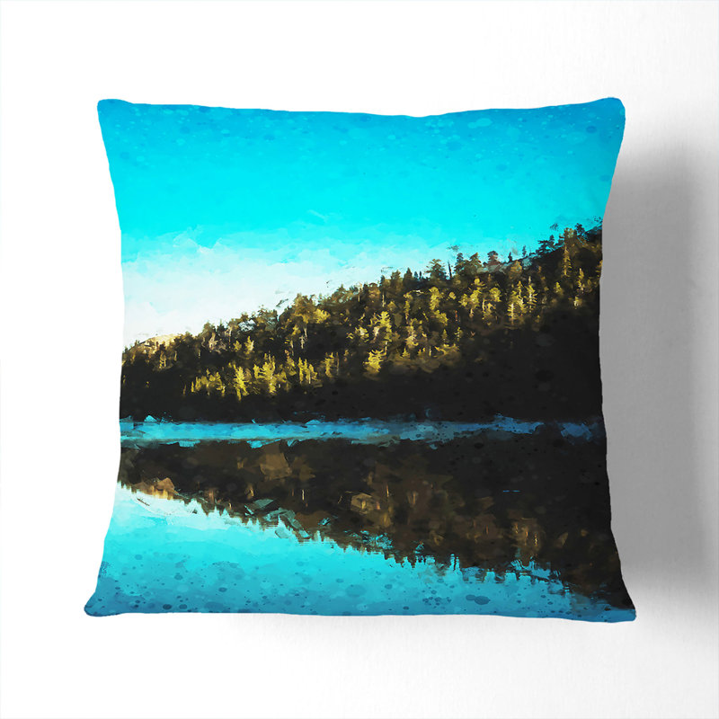 Square Throw Cushion, 40cm H x 40cm W x 15cm D