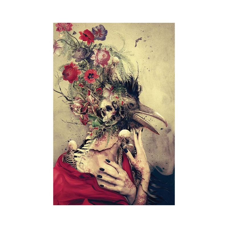 Raven par Riza Peker - impression sur toile tendue, H 60 po x l 40po x P 1,5 po