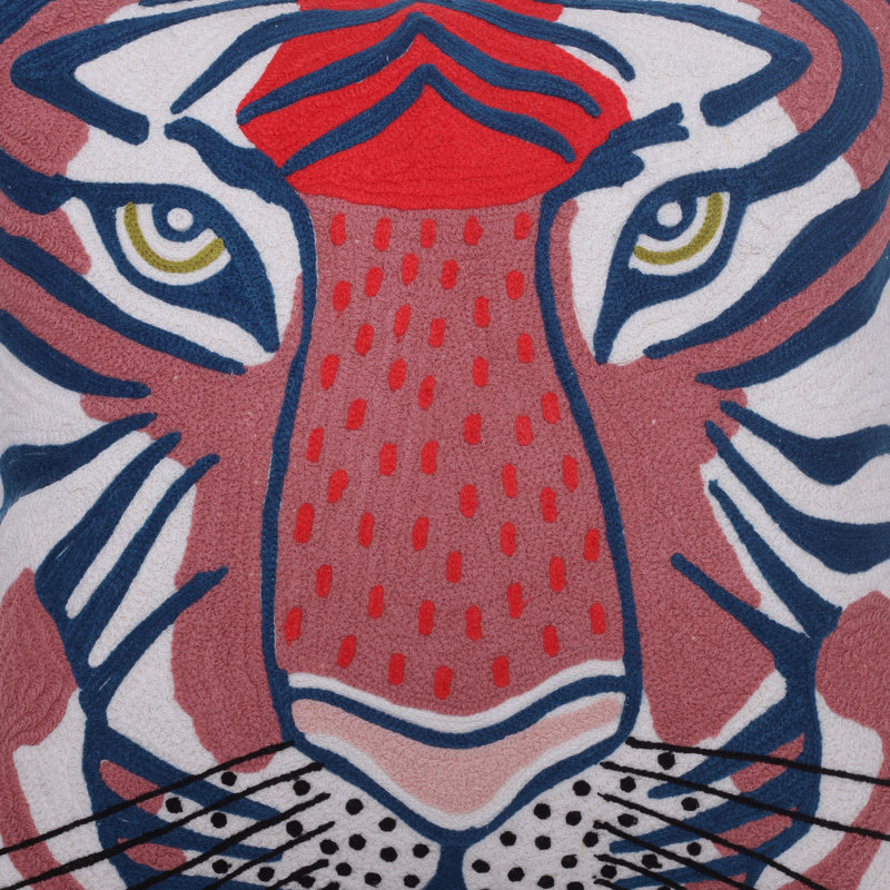 Coussin décoratif 100% coton Eclectic, Polyester