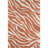 Cloral Authentic Hand-Tufted Handmade Soft Orange Coral & Cream Modern Abstract Wool Area Rug-949014255