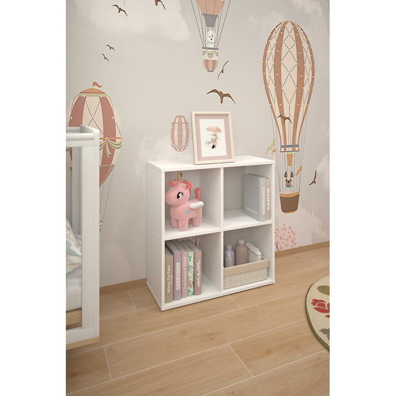 Riloh Single Panel Room Divider, White, (8 Shelves) 142cm H x 69.8cm W x 29cm D