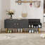 Banc de rangement pour chaussures avec coussins-742059906