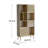  35.6" W x 14.2" D x 74.8" H Leininger Storage Bookcase-1175034470