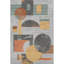 Tapis géométrique de qualité supérieure lavable à la machine Mehara AMF1695-2105225214