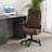 High Back Vibration Massage Office Chair with 6 Vibration Points, Heated Reclining with Remote-330646829
