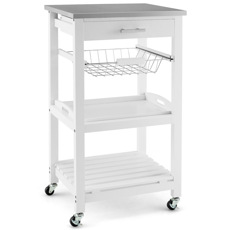 Amat Bar Cart, White