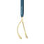 Christmas Wishbone Golden Ornament